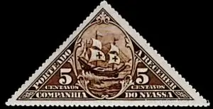Compania Do Nyassa – Nyassa 1924 triangular stamp