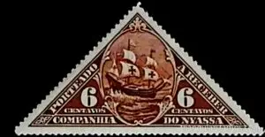 Compania Do Nyassa – Nyassa 1924 triangular stamp