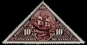 Compania Do Nyassa – Nyassa 1924 triangular stamp